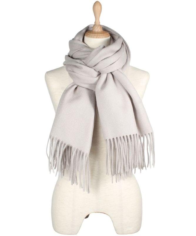 SALE】カシミヤ10％ウール90％無地ストール - 12Twelve Agenda