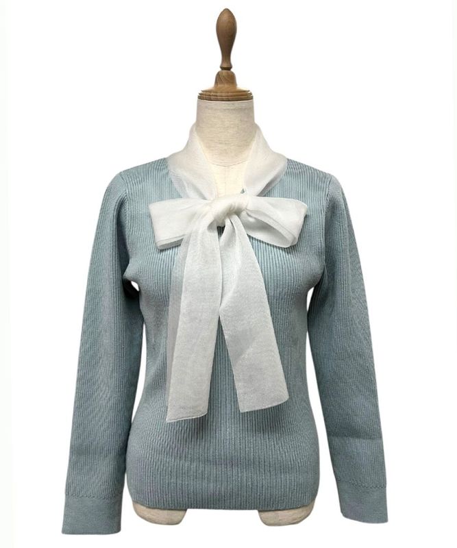 SALE】ボウタイ付きニットプルオーバー - 12Twelve Agenda(トゥエルブ