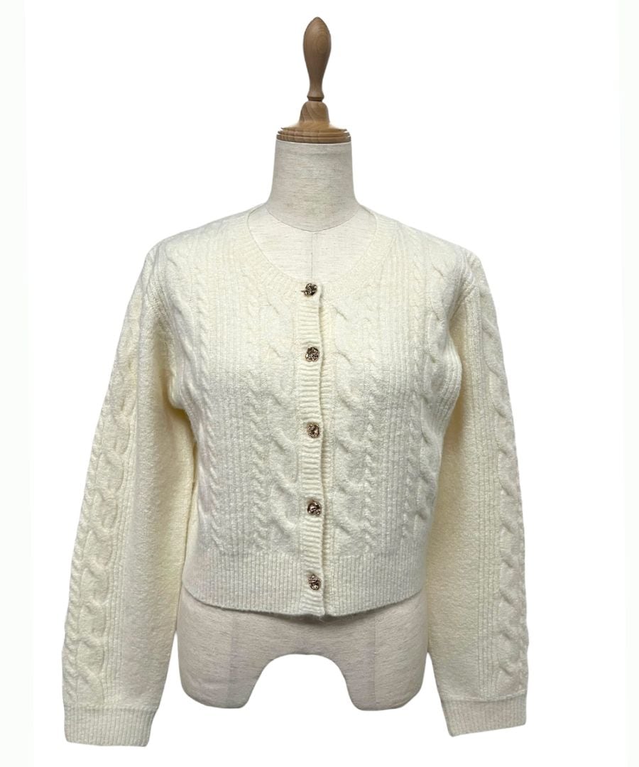 ADERERROR ケーブルニットカーディガン ブランドファッション - ADERERROR ケーブルニットカーディガン