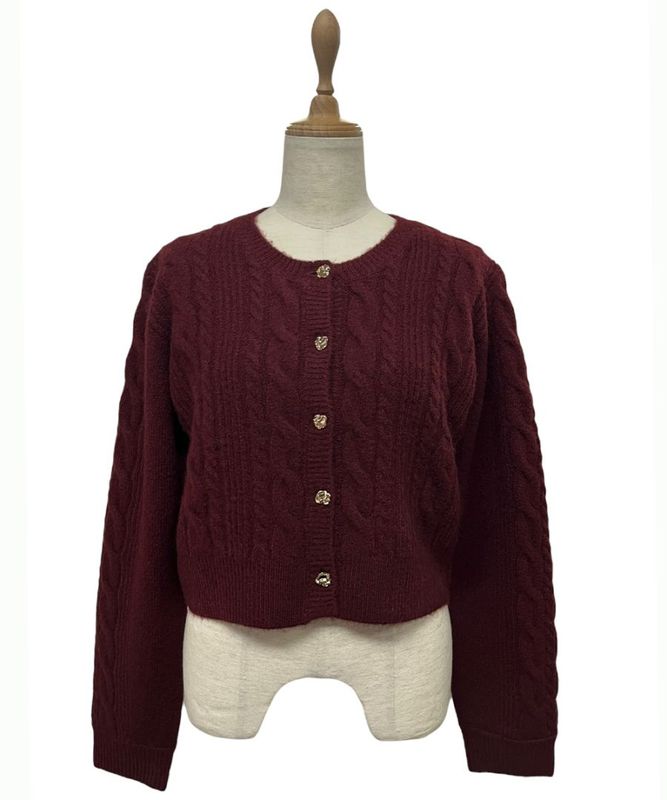 ケーブルニットカーディガン - 12Twelve Agenda(トゥエルブアジェンダ