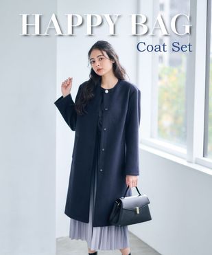 コート mimi Mimi Special Collaboration】ライトメルトンスタンドカラーコート