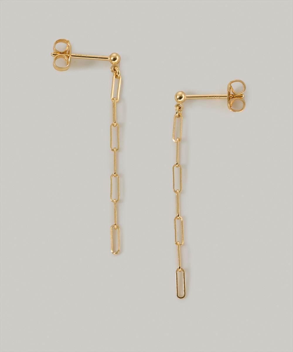 SV925〉thinオーバルチェーンGPピアス - 12Twelve Agenda