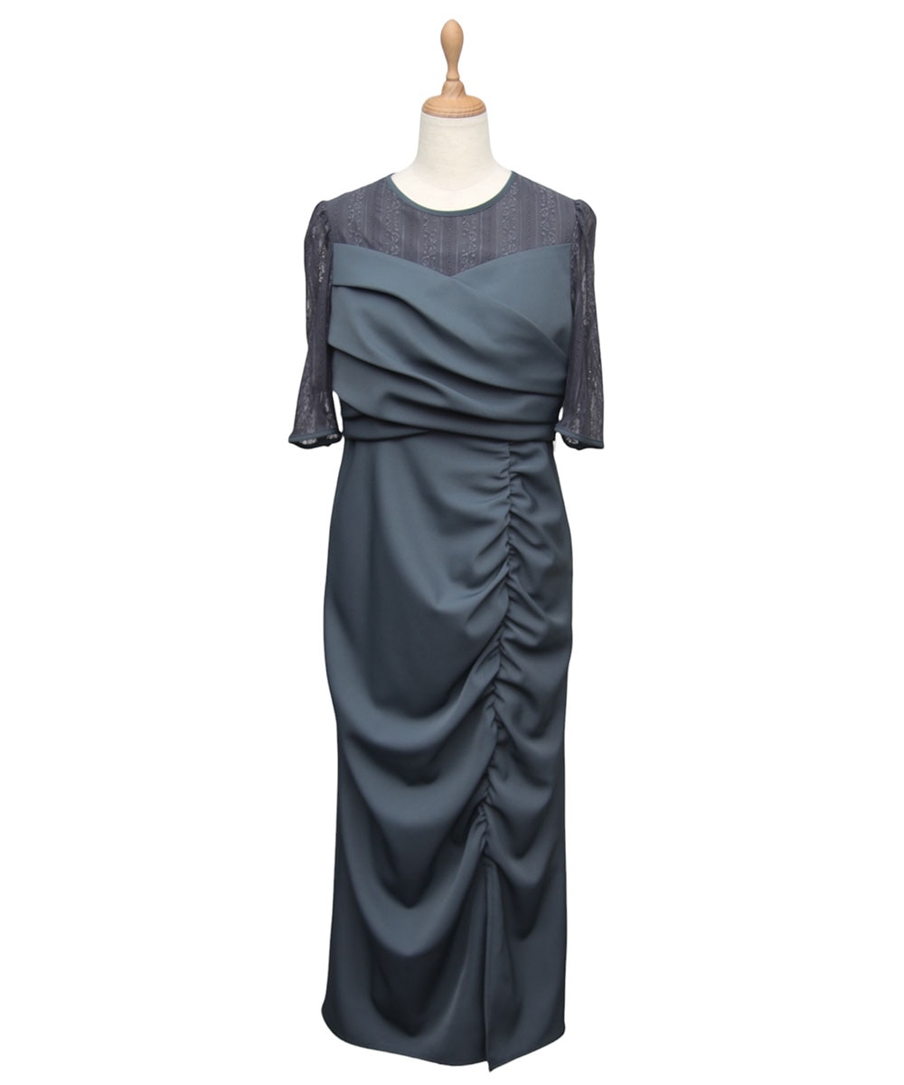 ストライプレースセットドレスワンピース - 12Twelve Agenda