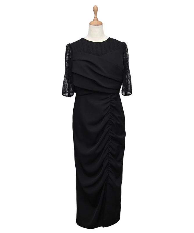 ストライプレースセットドレスワンピース - 12Twelve Agenda