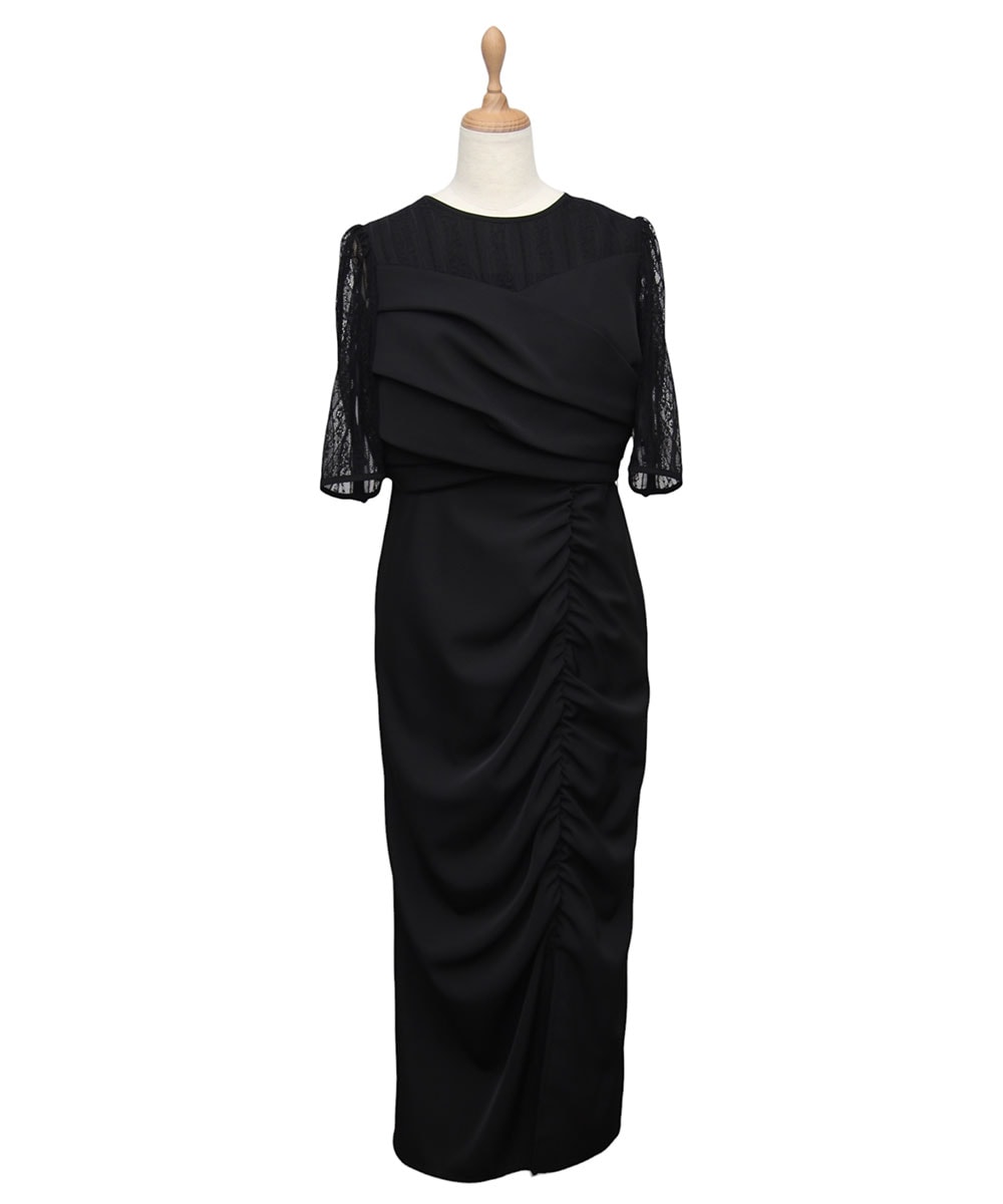 ドレスさん専門品 ストライプレースセットドレスワンピース - 12Twelve Agenda