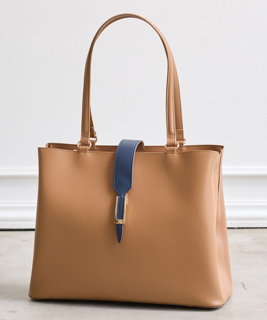 新品未使用　12Twelve Agenda mimiコラボ　配色A4トートバッグ Mimi Special Collaboration】配色A4トートバッグ - 12Twelve Agenda