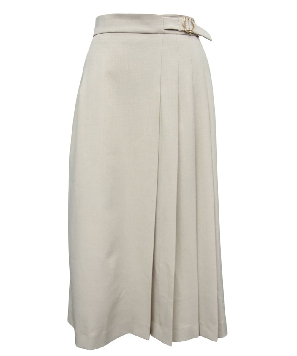 サイドプリーツアシメデザインフレアスカート - 12Twelve Agenda