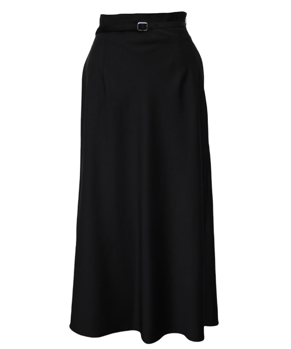 ベルト付きサテンナロースカート ベルト付サテンナロースカート - 12Twelve Agenda(トゥエルブ