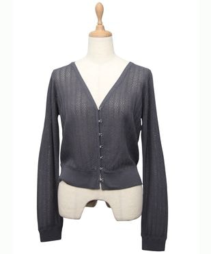 SALE】ドレープネックフレンチスリーブニットプルオーバー - 12Twelve
