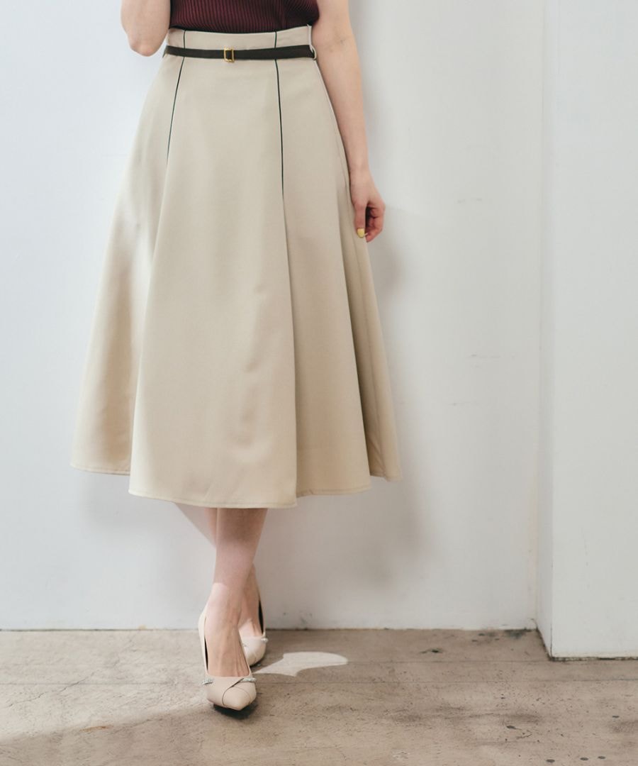ブレア♡Three sisters レザーパイピングトップス　ベージュ　Ｆ ブレア様専用♡Three sisters レザーパイピングトップス ベージュ Fの