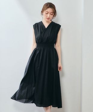 キーネックランダムタックノースリフレアワンピース - 12Twelve Agenda