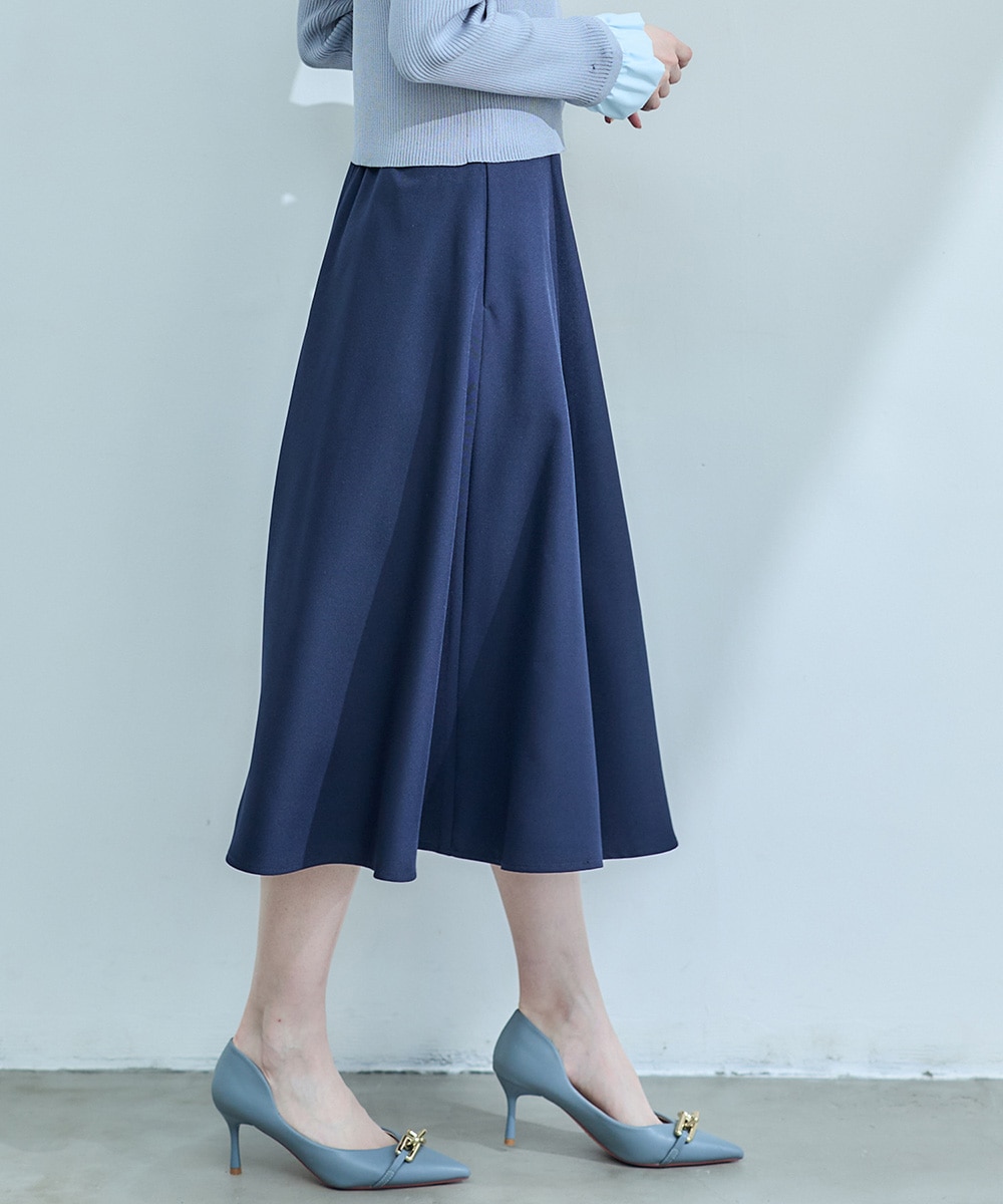 ベルト付アシメフリルフレアスカート - 12Twelve Agenda(トゥエルブ