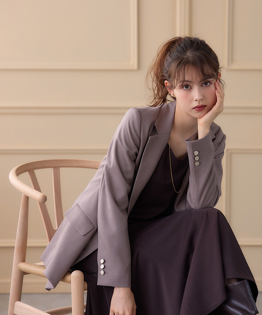 【ミミ】ジャケット 日本未入荷◇miumiu ロゴ刺繍入り デニムジャケット (MiuMiu
