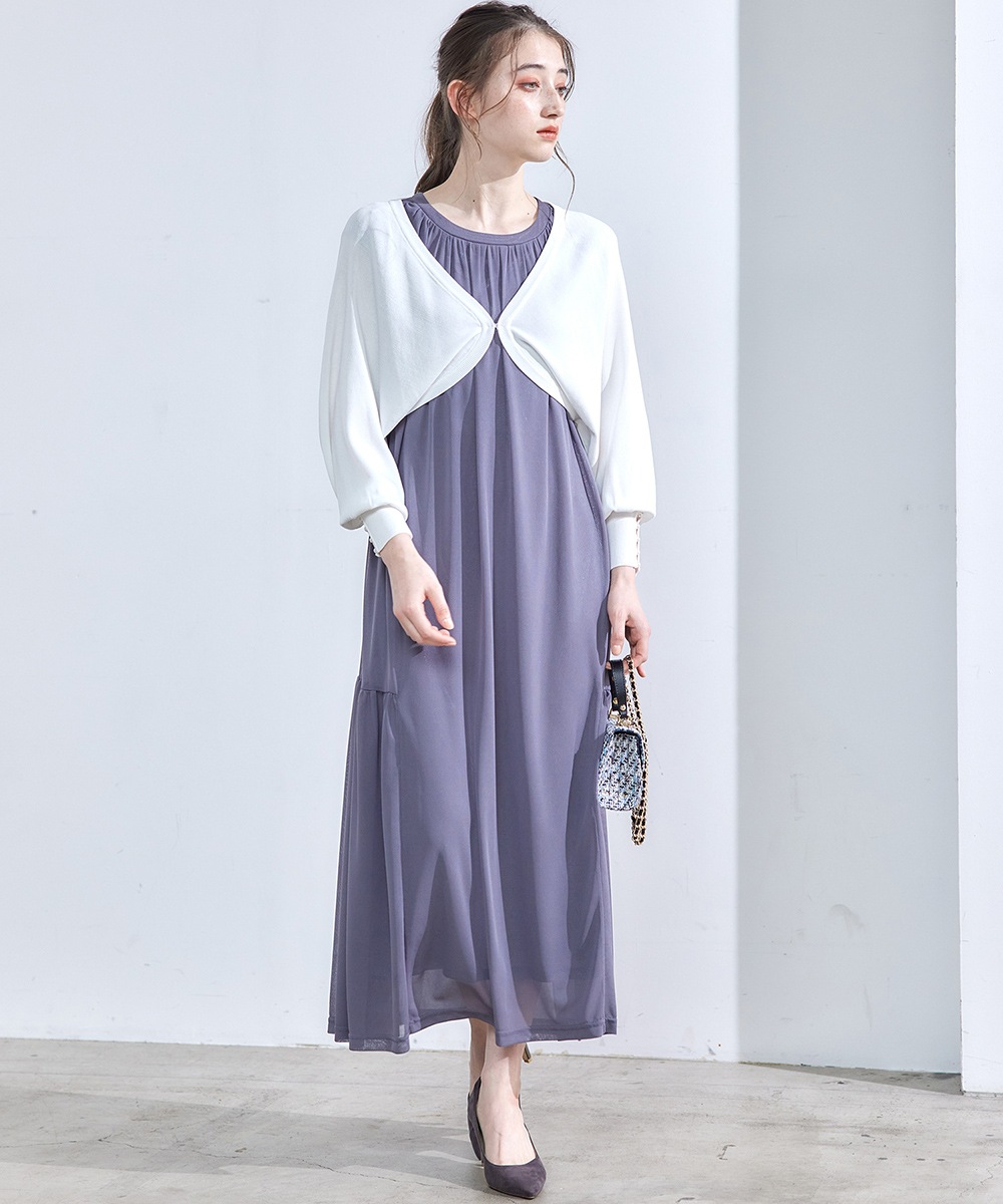 SALE】袖口パールドルマンクロップドニットカーディガン - 12Twelve