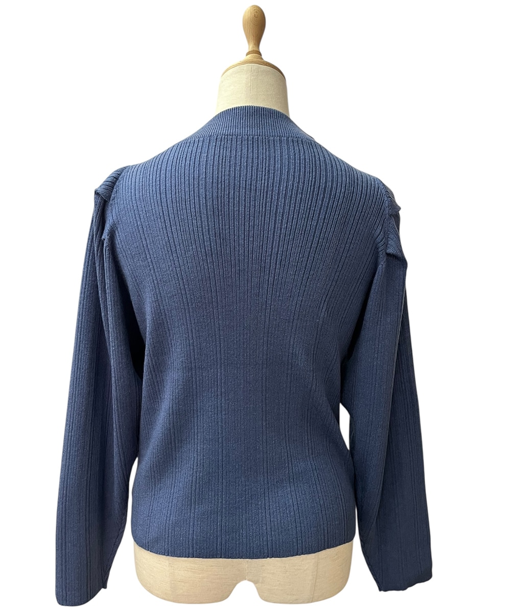 ボトルネックタックニットプルオーバー - 12Twelve Agenda(トゥエルブ