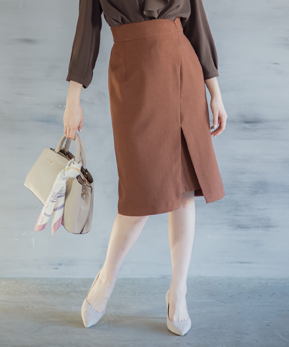 SALE】レイヤード風タイトスカート - 12Twelve Agenda(トゥエルブ