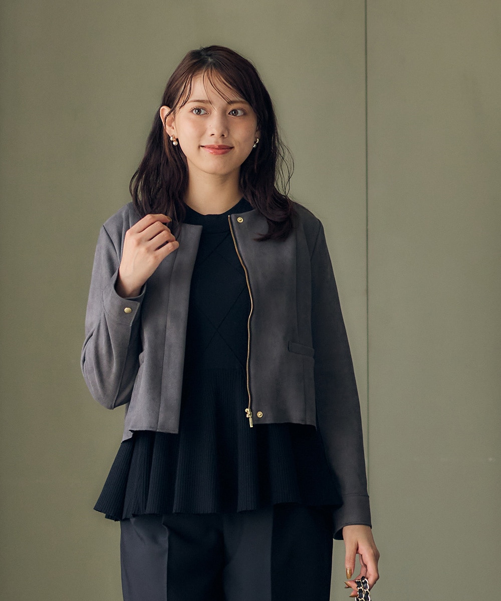 SALE】ケーブル編みペプラム5分袖ニットプルオーバー - 12Twelve