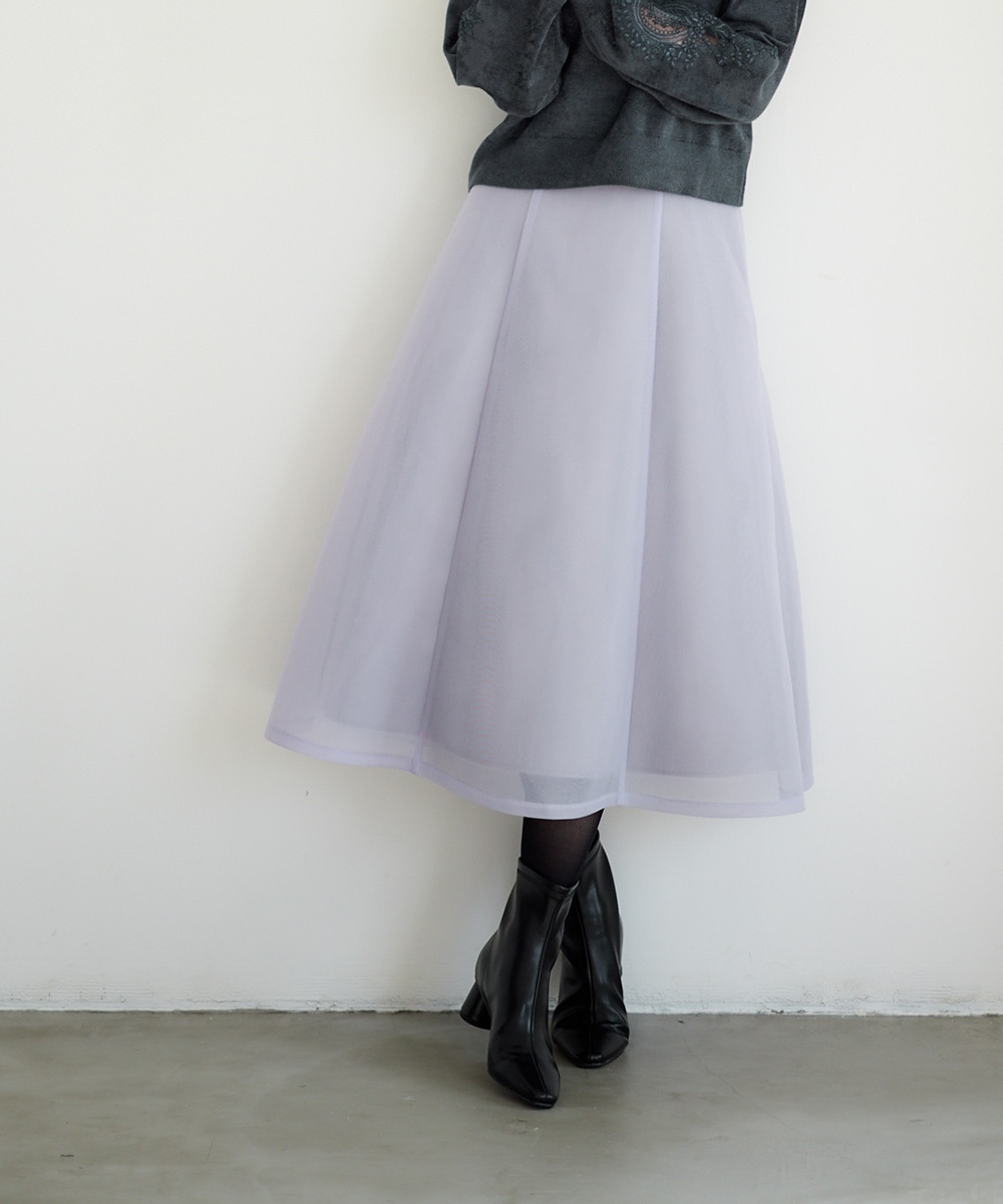 SALE】スポンディッシュフレアスカート - 12Twelve Agenda(トゥエルブ