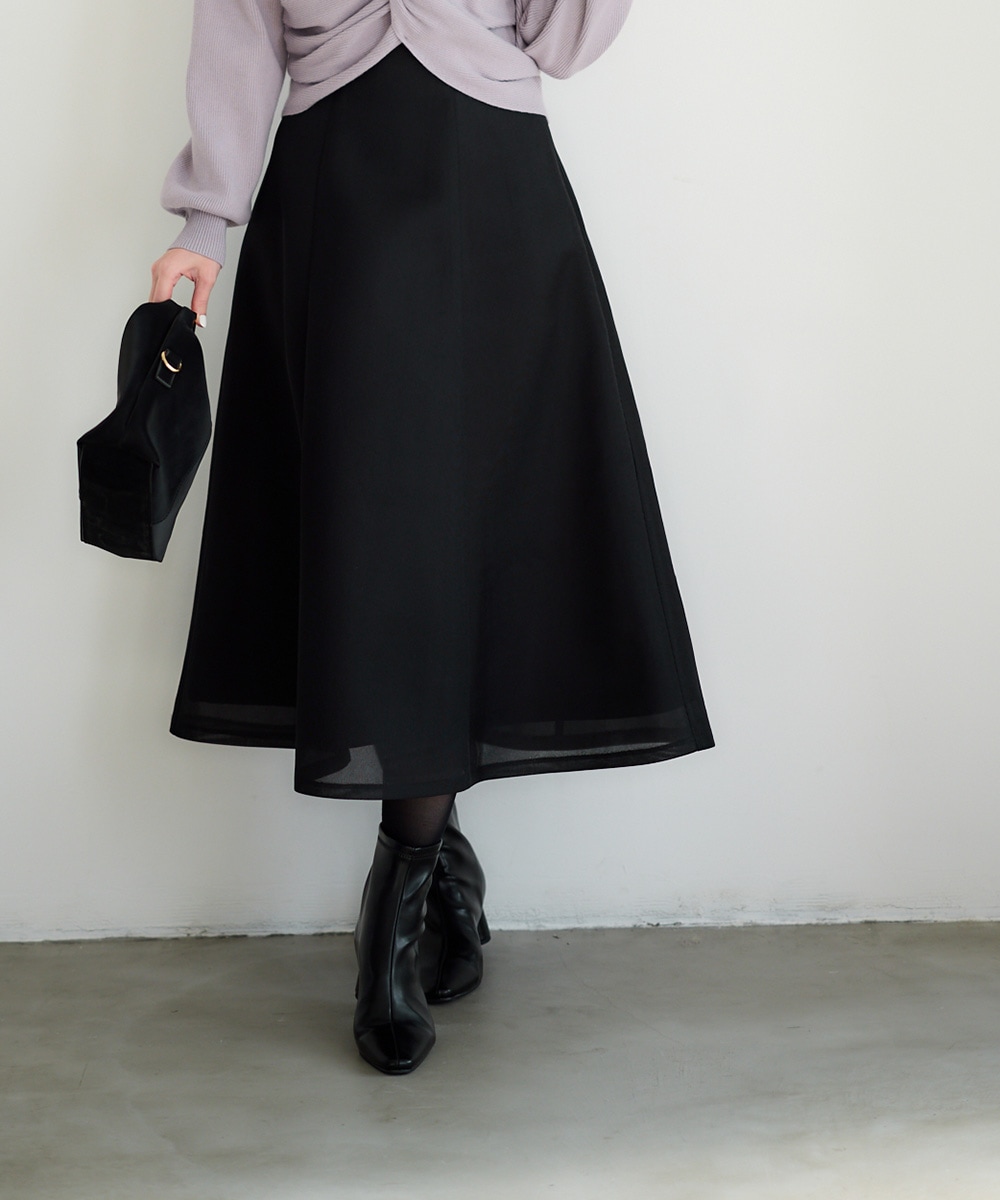 SALE】スポンディッシュフレアスカート - 12Twelve Agenda(トゥエルブ