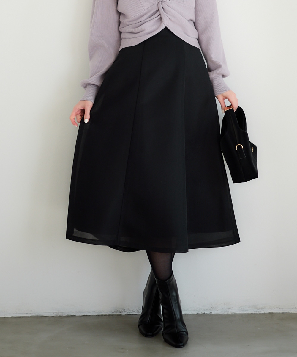 SALE】スポンディッシュフレアスカート - 12Twelve Agenda(トゥエルブ