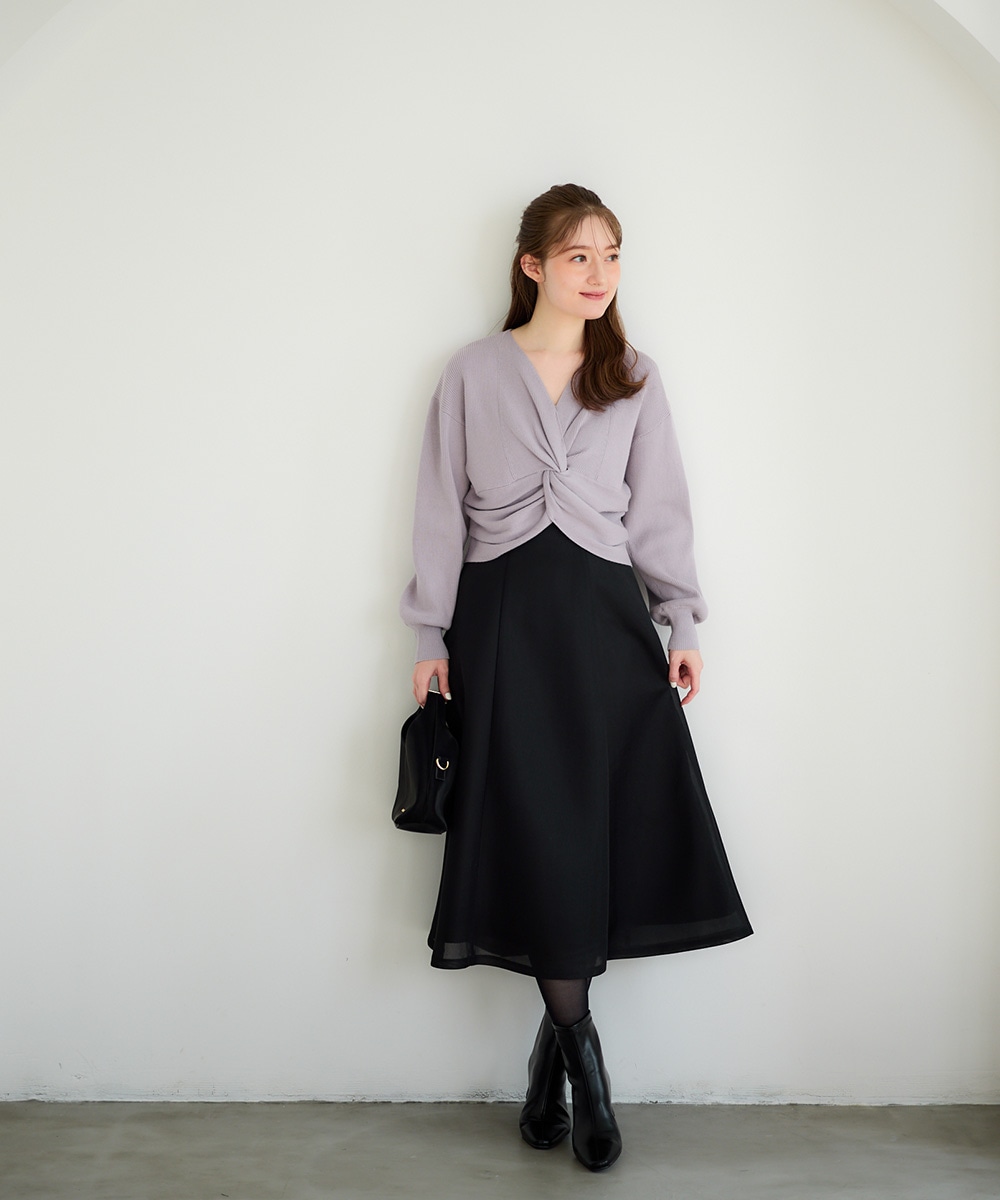 SALE】スポンディッシュフレアスカート - 12Twelve Agenda(トゥエルブ