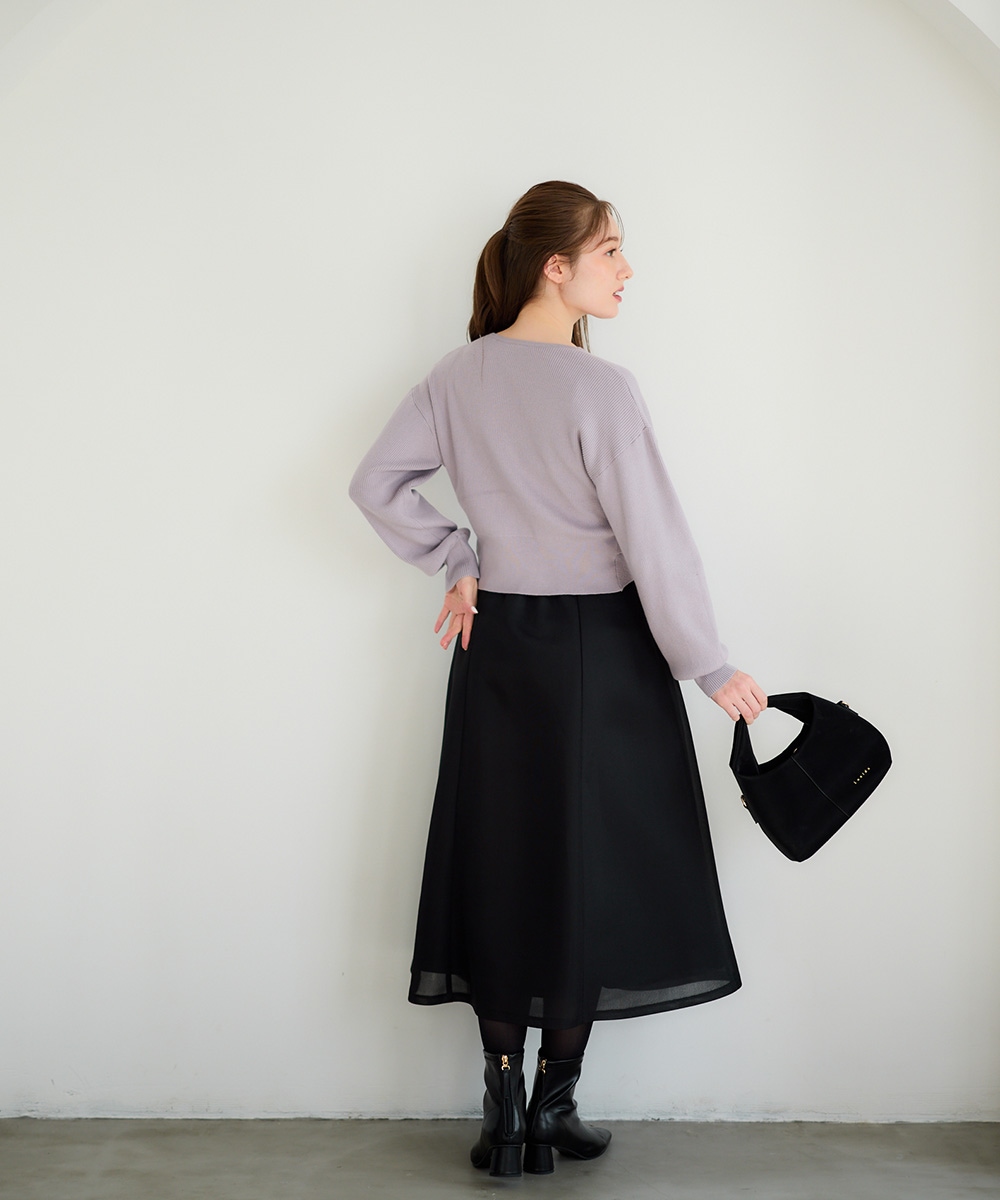 SALE】スポンディッシュフレアスカート - 12Twelve Agenda(トゥエルブ