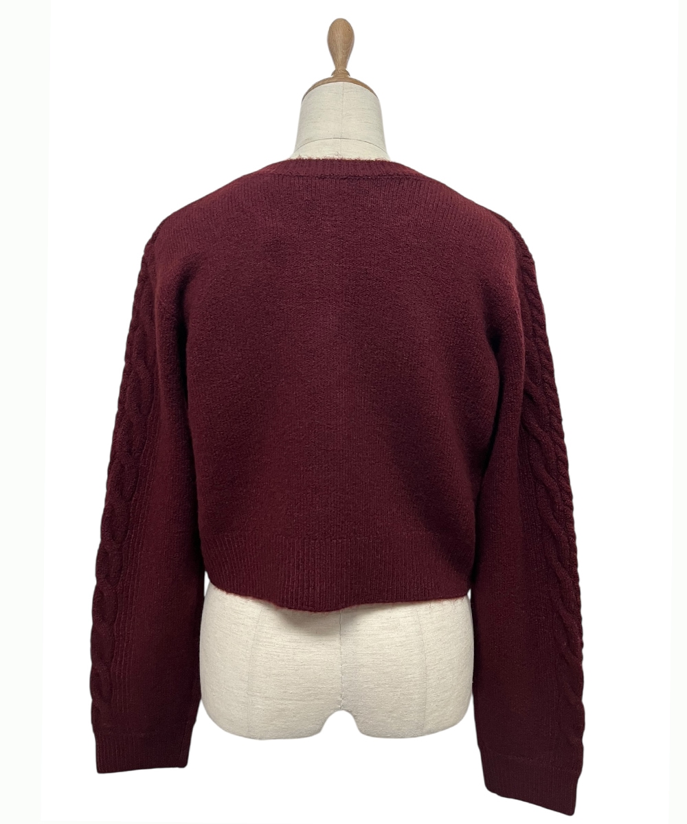 ケーブルニットカーディガン - 12Twelve Agenda(トゥエルブアジェンダ