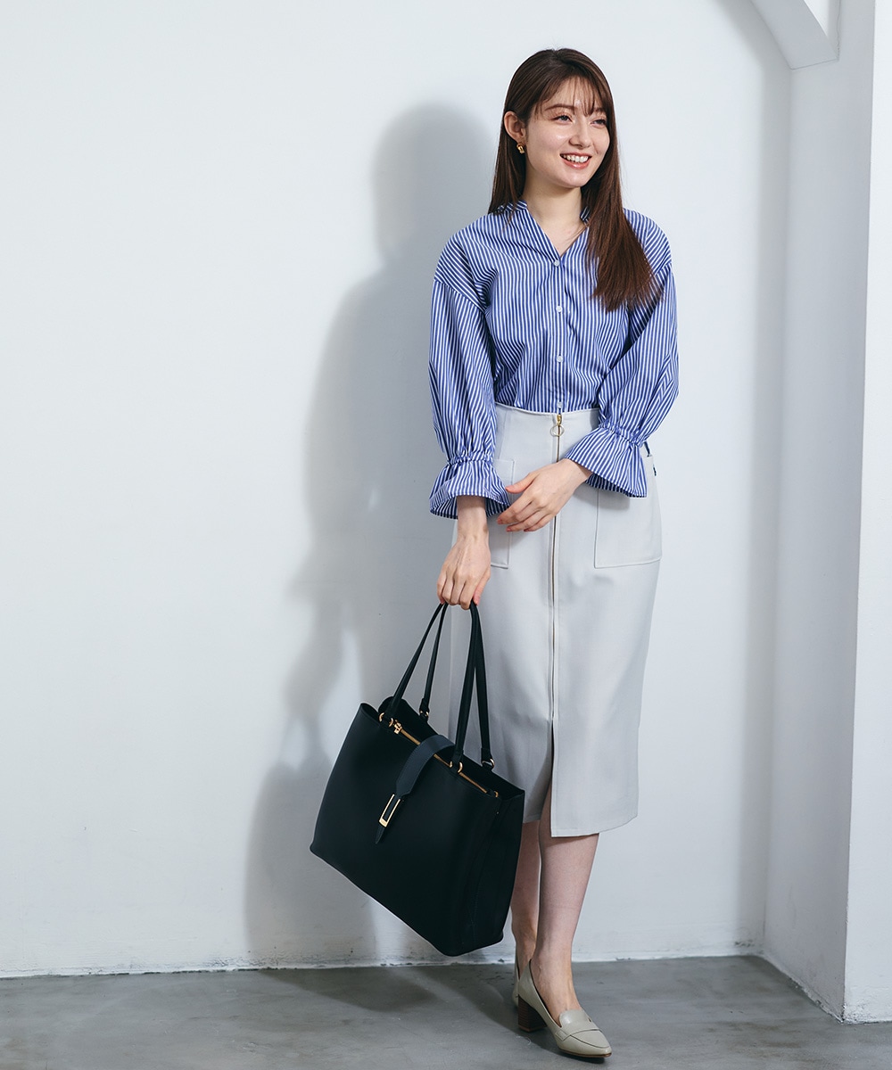 ソフトツイル両ポケタイトスカート - 12Twelve Agenda(トゥエルブ