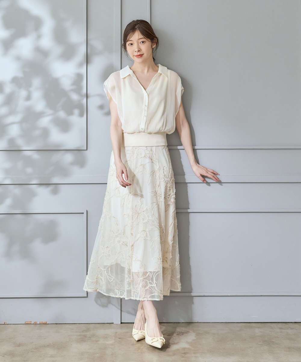 SALE】シアーシャツインナー付プルオーバー - 12Twelve Agenda