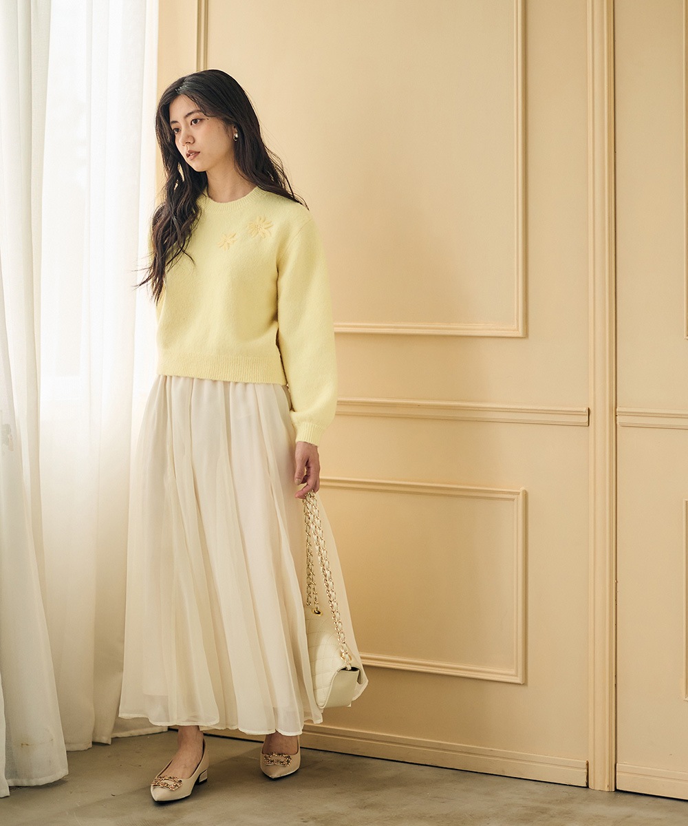 THIRD MAGAZINEシャイニーボリュームスカート SALE】シャイニーシアーボリュームスカート - 12Twelve Agenda