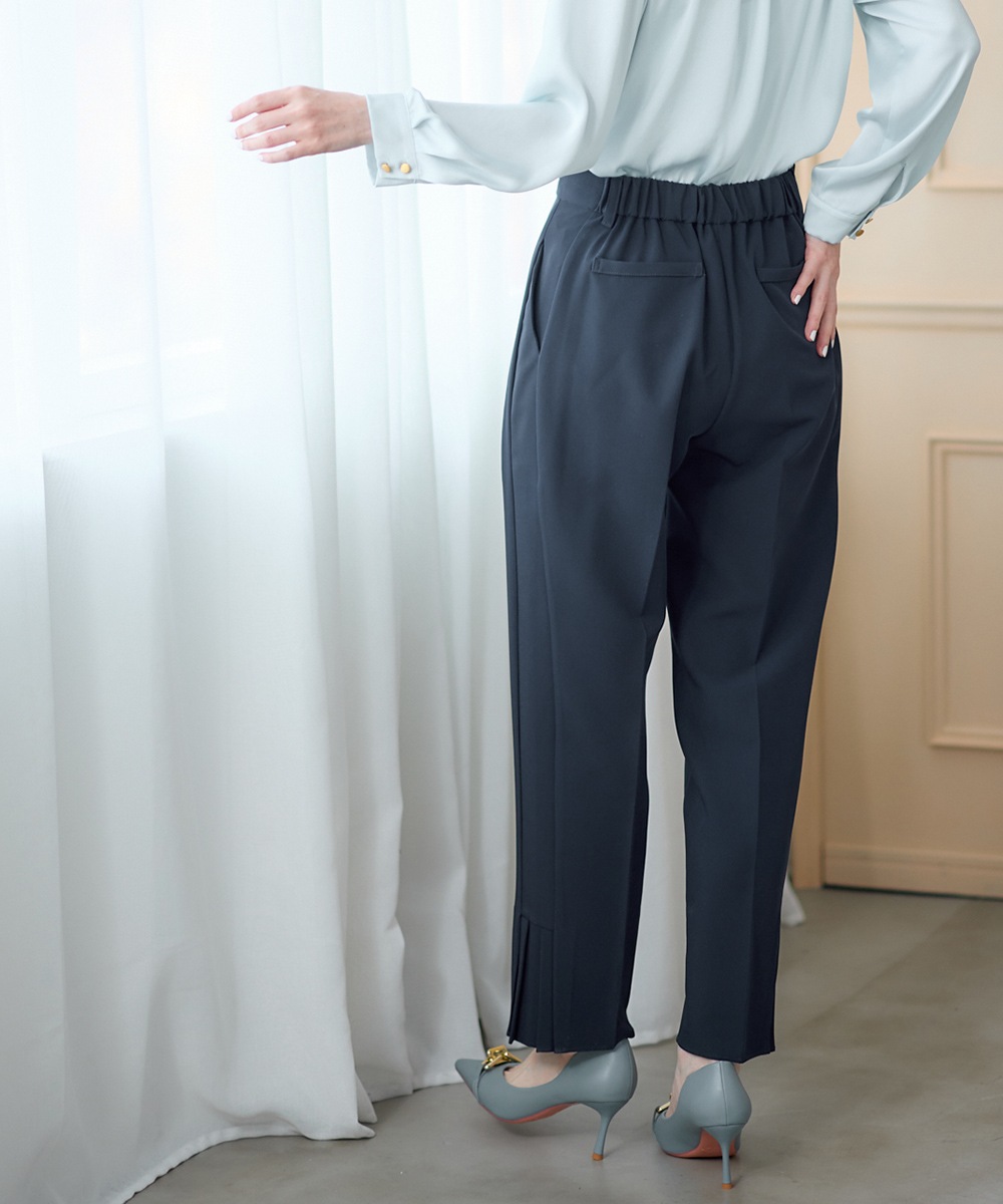 SALE】ウォッシャブル裾デザインパンツ - 12Twelve Agenda(トゥエルブ