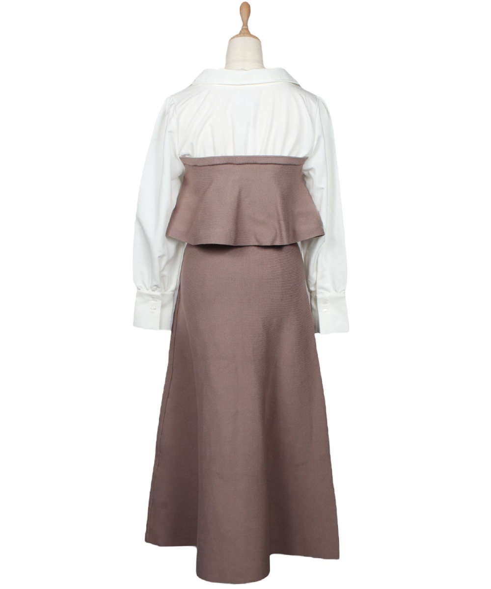 ドッキングニットワンピース PROPORTION BODY DRESSING（プロポーションボディドレッシング