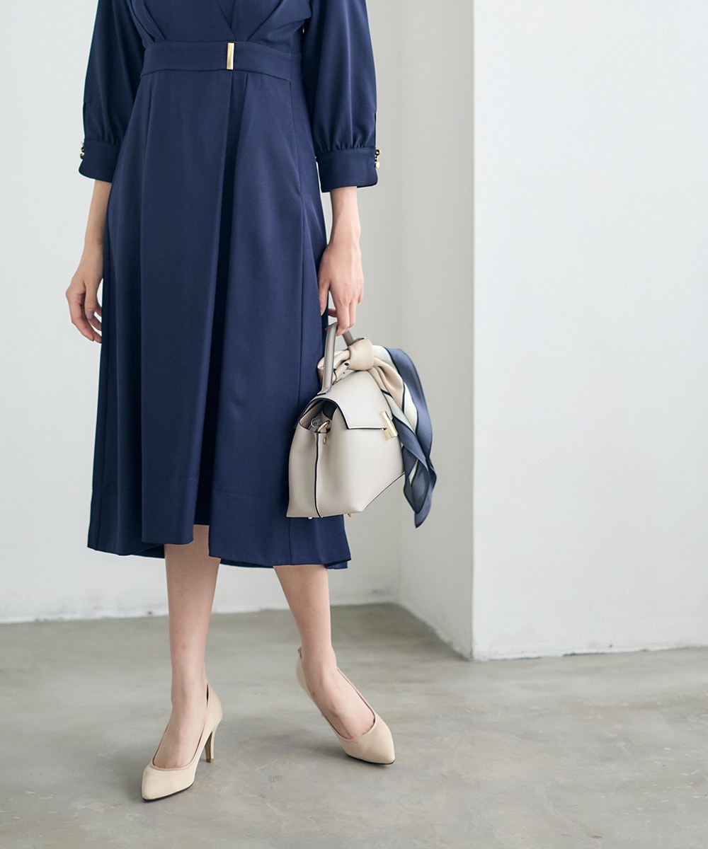 未使用級✨ディーゼル ポプリンシャツドレス 44 オーバルD カシュクール ドライメランジカシュクールシャツワンピース - 12Twelve Agenda