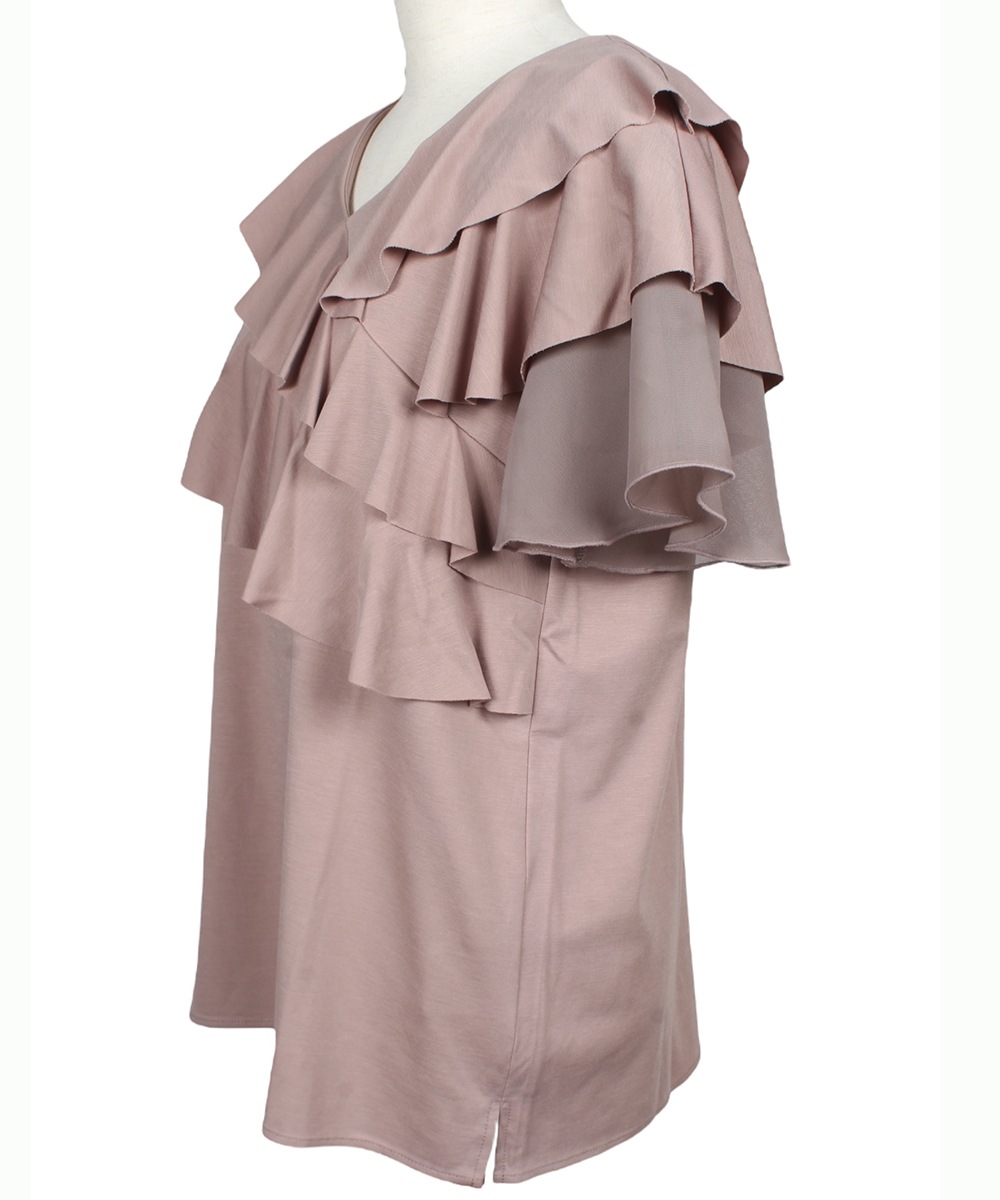 d.i.a 紫のVネックニット・クロスペンダント付き タグ付き d.i.a 紫のVネックニット・クロスペンダント付き タグ付き