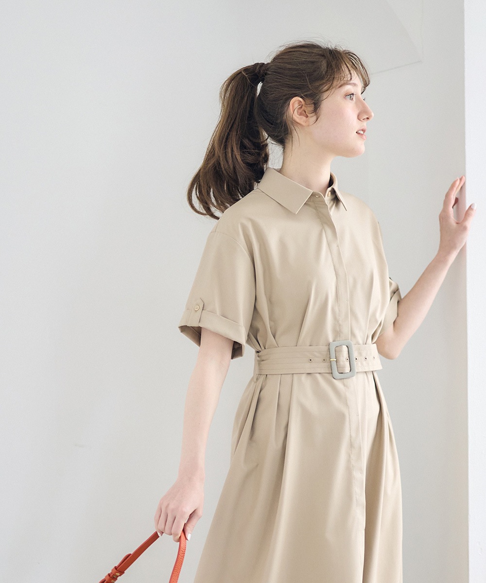 【美品】12Twelve Agenda ワンピース SALE】シフォンサテンピンタックワンピース - 12Twelve Agenda