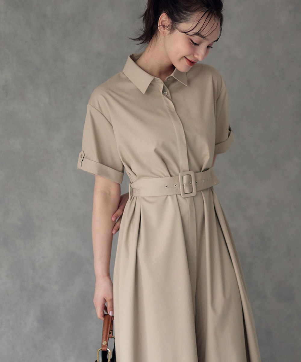 SALE】トレンチ風シャツワンピース - 12Twelve Agenda