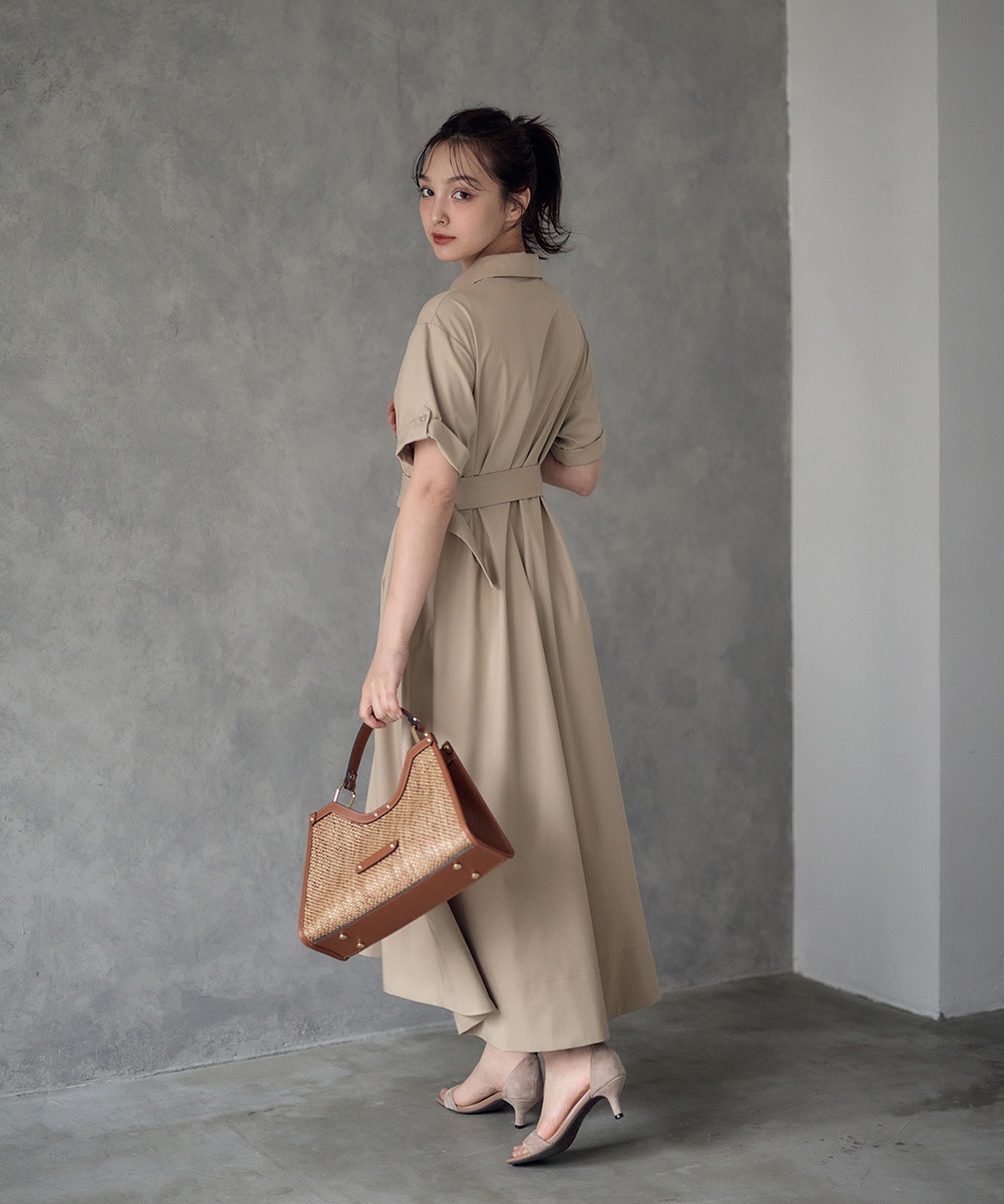 SALE】トレンチ風シャツワンピース - 12Twelve Agenda