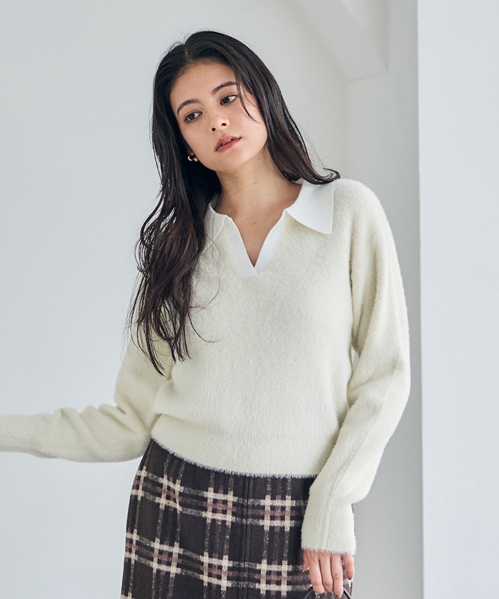 SALE】ラガー風シャギーニットプルオーバー - 12Twelve Agenda