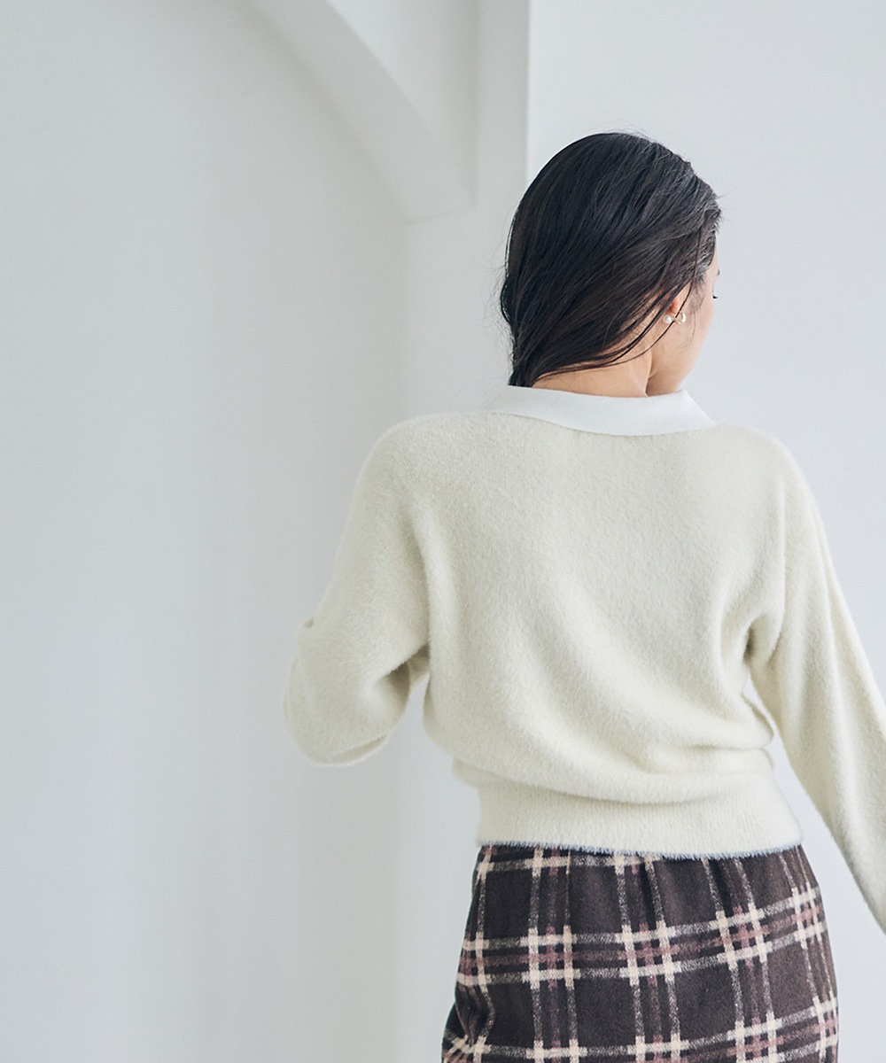 SALE】ラガー風シャギーニットプルオーバー - 12Twelve Agenda