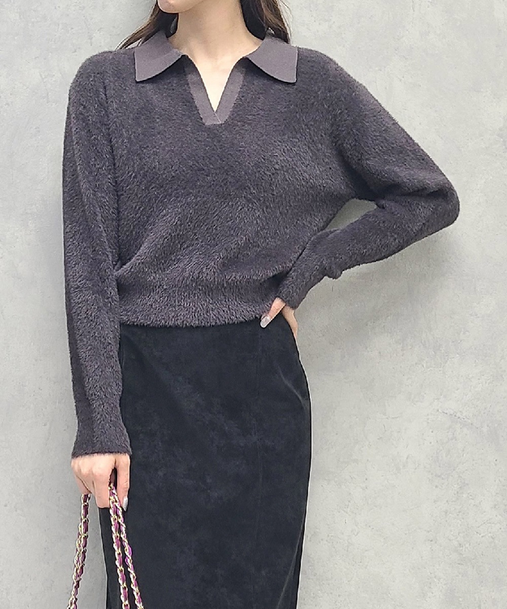 SALE】ラガー風シャギーニットプルオーバー - 12Twelve Agenda