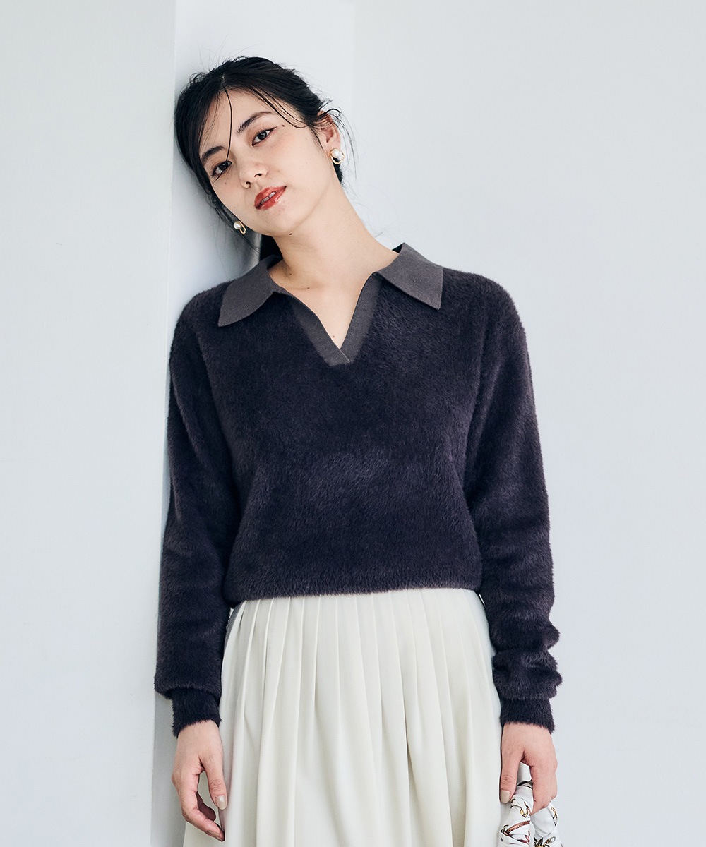 SALE】ラガー風シャギーニットプルオーバー - 12Twelve Agenda