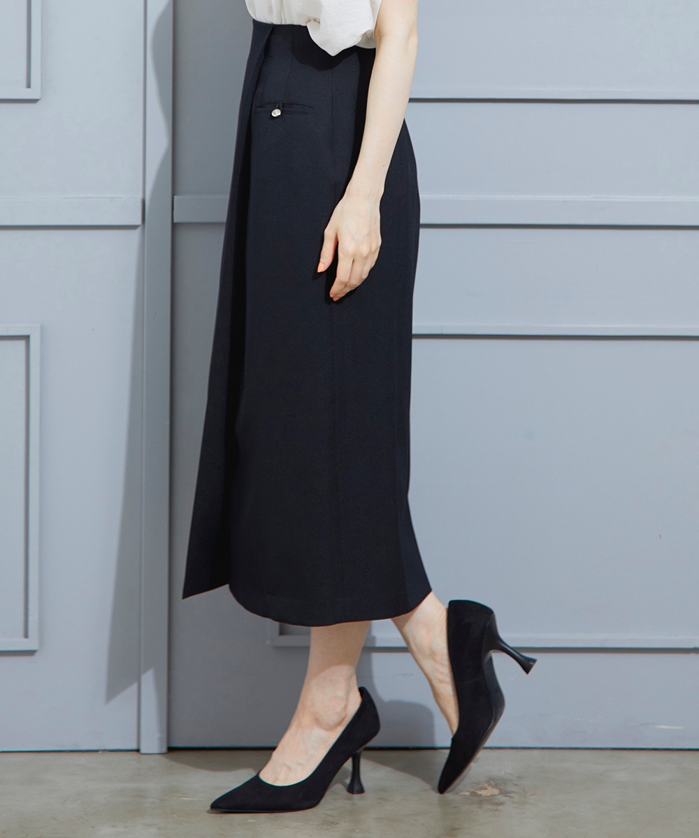 THOMAS WYLD ブラックタイトスカート THOMAS WYLD ブラックタイトスカート THOMAS WYLD ブラック