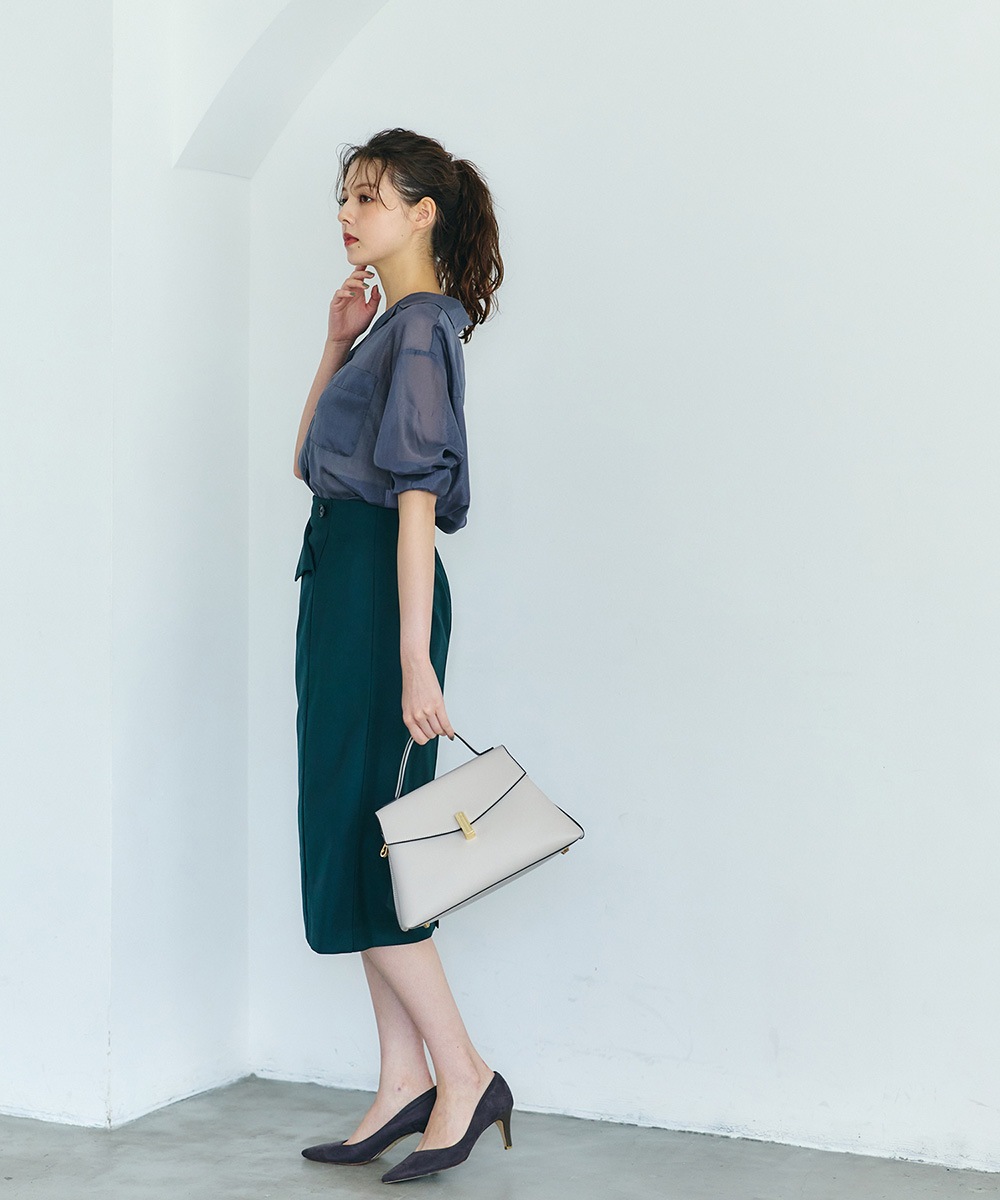 SALE】折り返し2wayデザインタイトスカート - 12Twelve Agenda