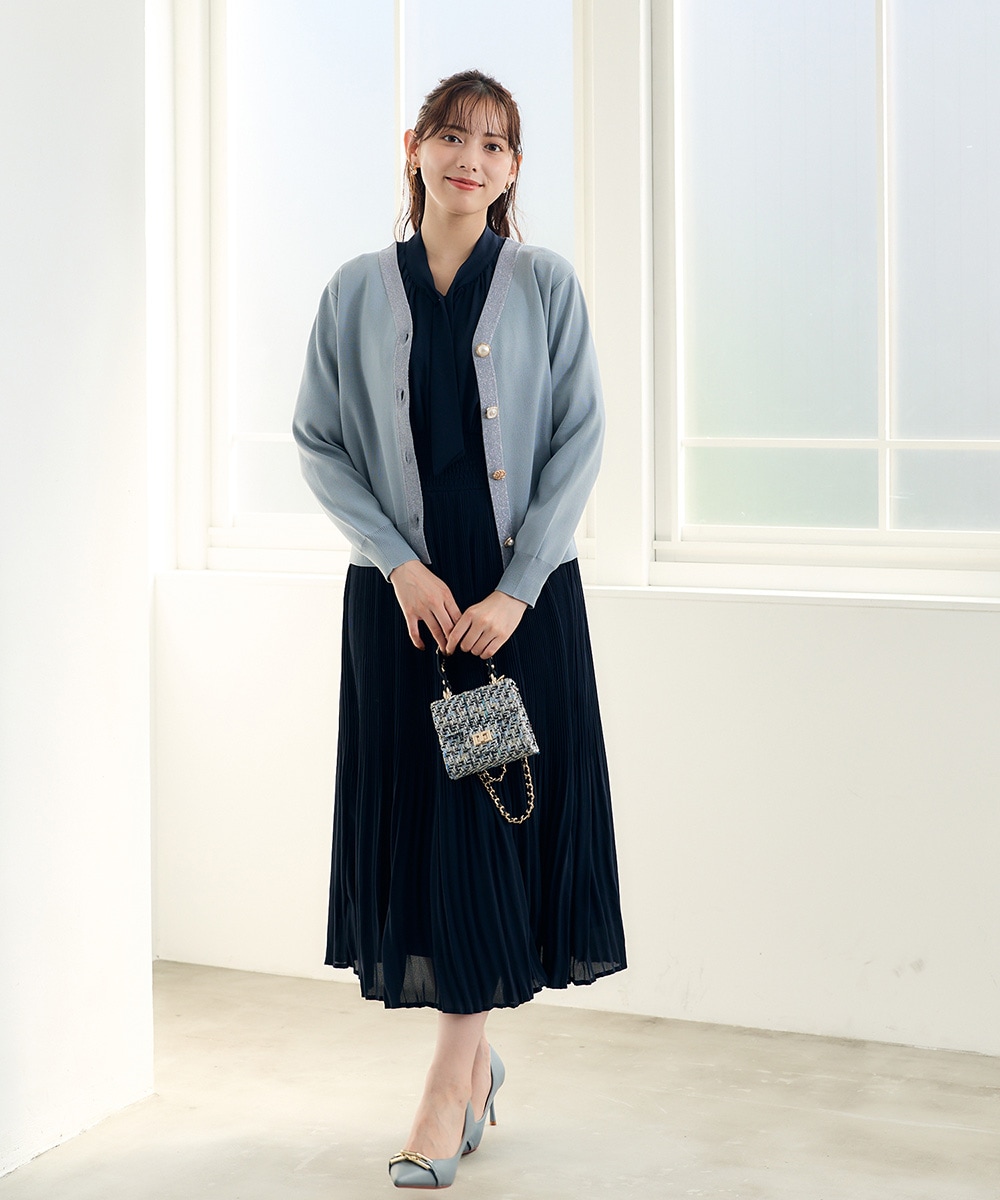 DOLCE ドルチェ　ウェイビーカーディガン　新品未使用　お値下げします♡ SALE】Vネックアソート釦ニットカーディガン - 12Twelve Agenda