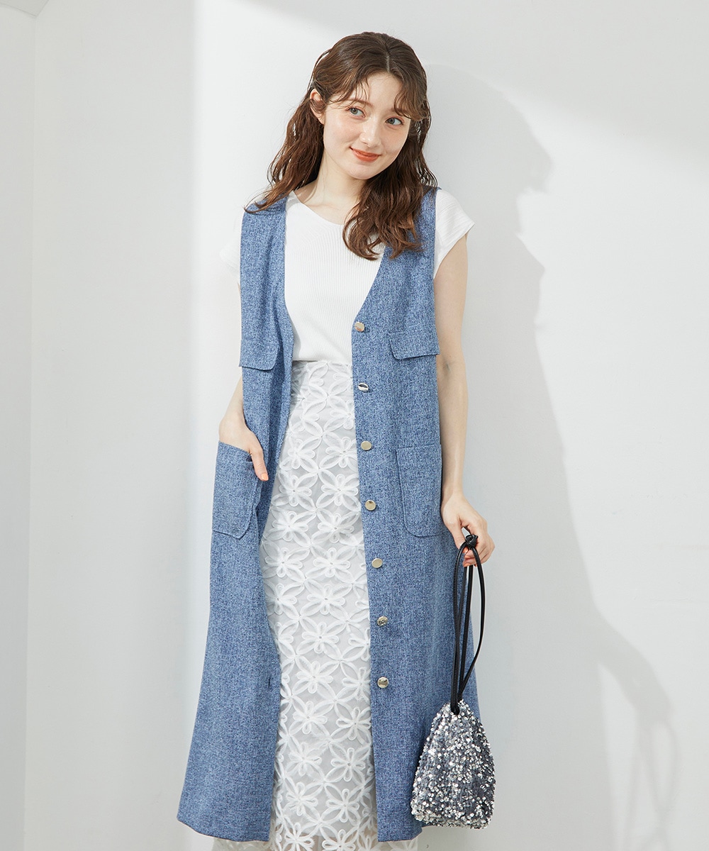 ☆Hana☆様美品 パーリーゲイツ 切替袖ニット プルオーバー 中わた