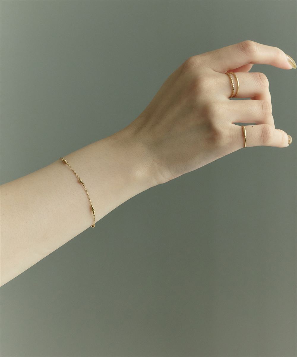 K18GP〉15号2連リング - 12Twelve Agenda(トゥエルブアジェンダ