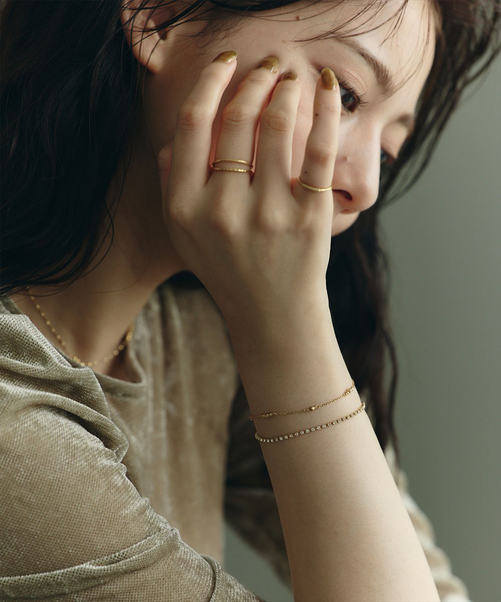 ミモト　k18リング　2連リング　つけっぱなし　華奢 jar-00218_5.jpg