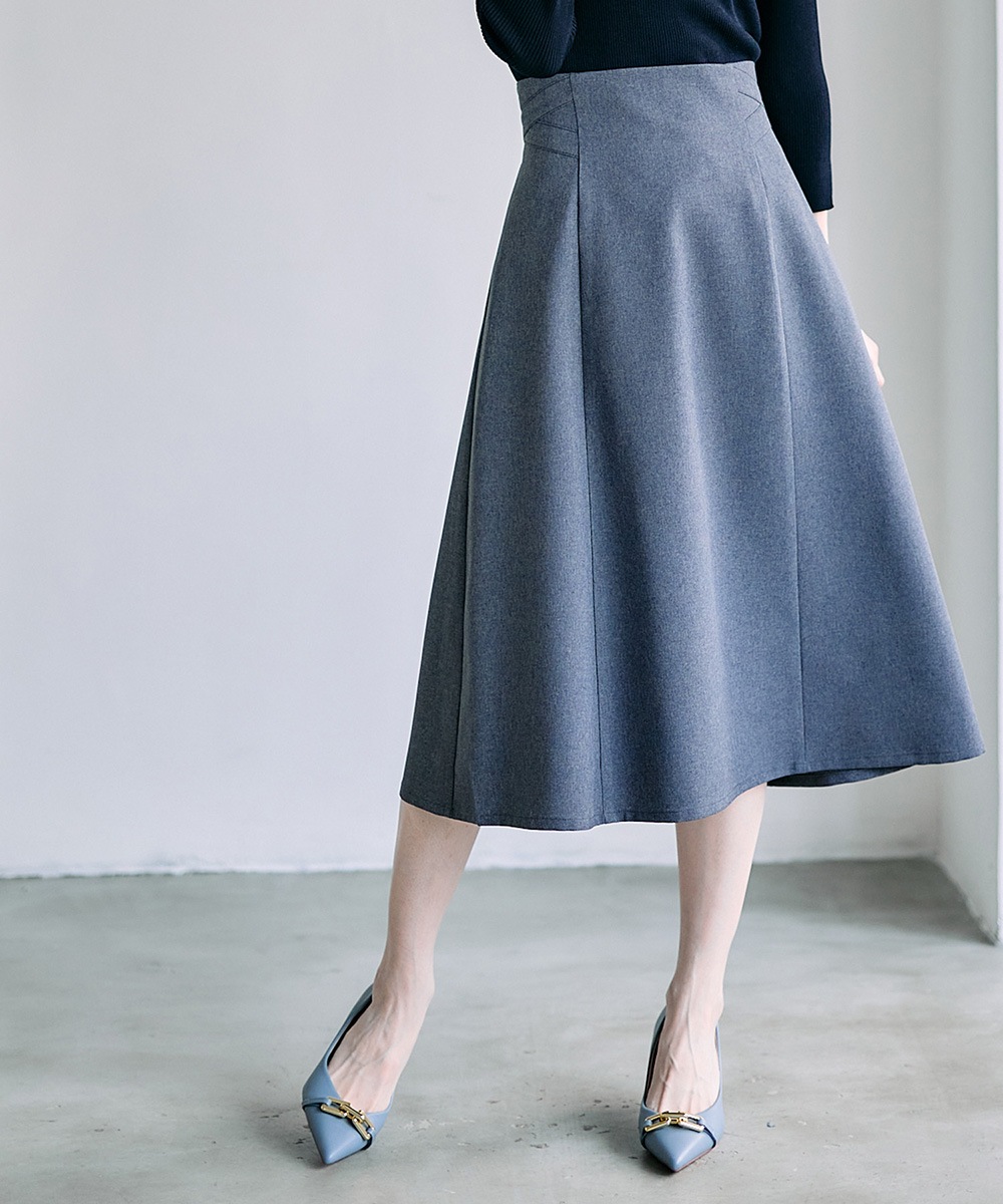 SALE】サイドクロスフレアスカート - 12Twelve Agenda(トゥエルブ