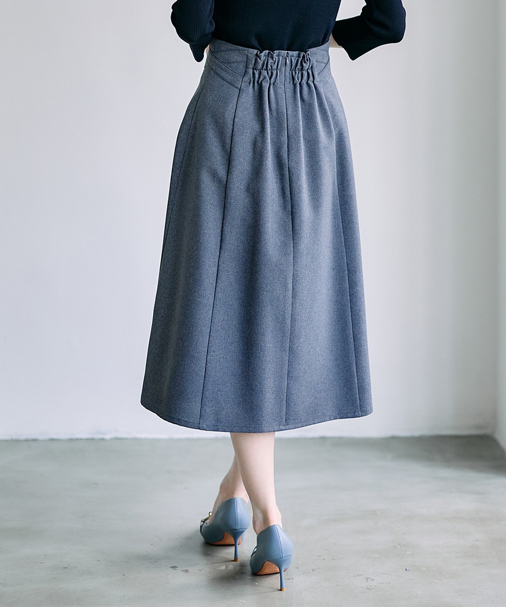 SALE】サイドクロスフレアスカート - 12Twelve Agenda(トゥエルブ