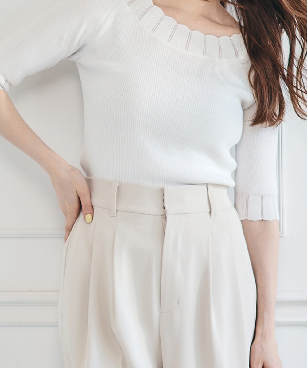 Allege リブニット AZUL BY MOUSSY | VENUSハイネックリブニット (ニット ) |SHEL'TTER